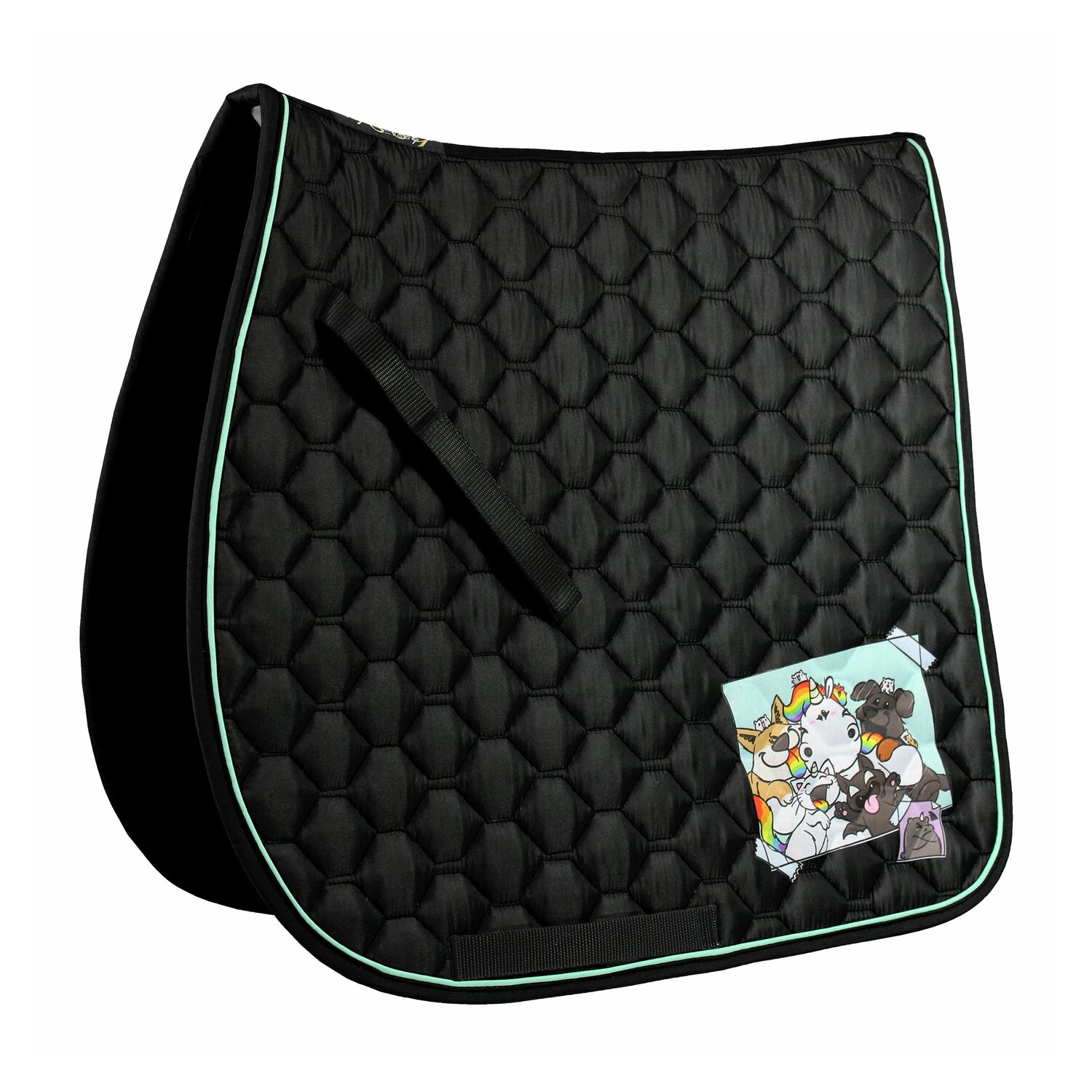 EQUEST Pummel Pets Friends Schabracke Macro Argon - black