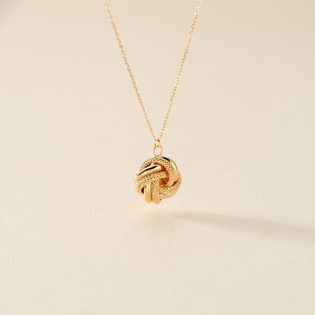 Collier Ignacy Or Jaune