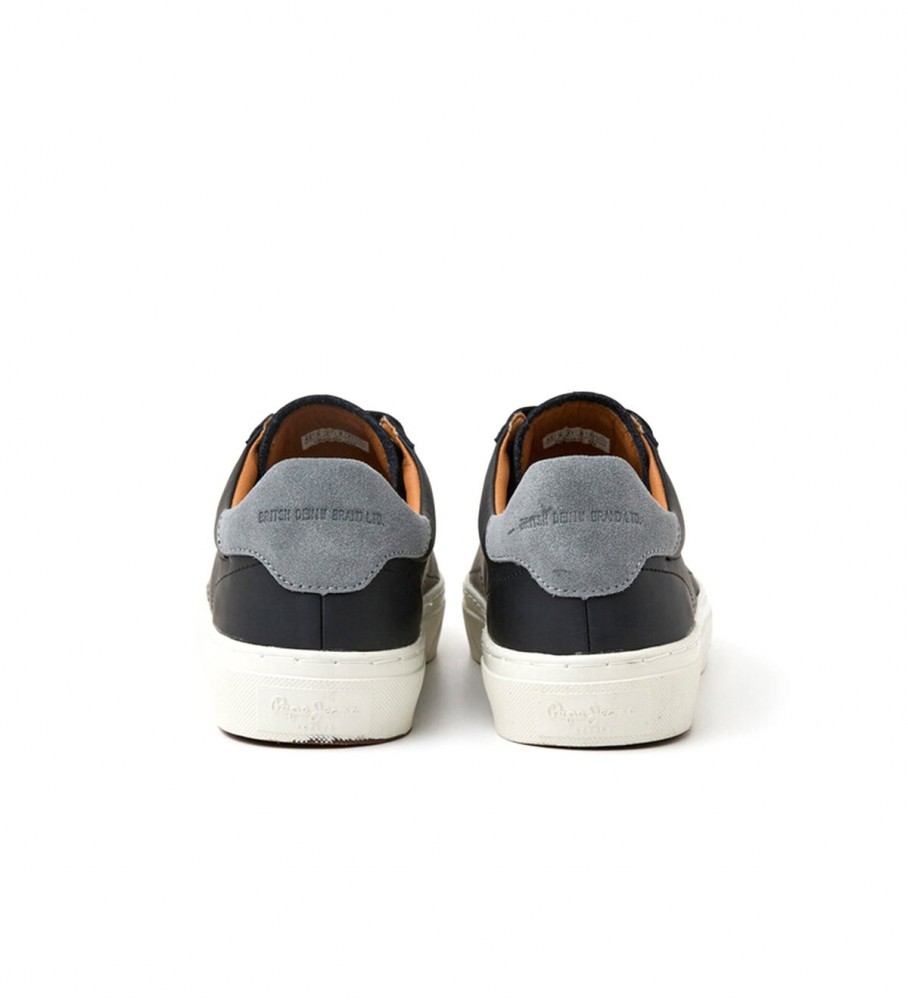 Tênis Pepe Jeans Yogi Original de Couro Preto