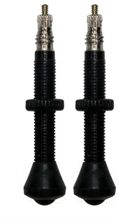 VALVE PACK MILKIT Tubeless Ventile  Schwarz  Ventil Set 35mm