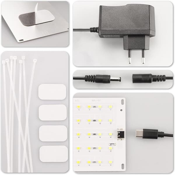 INF Lyspaneler for planter - EU-adapter  0