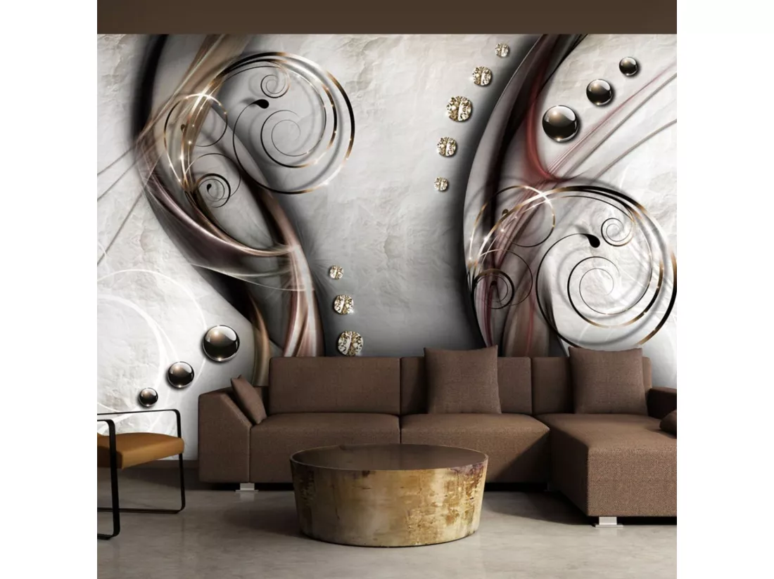 Papier peint deux mondes - 400 x 280 cm