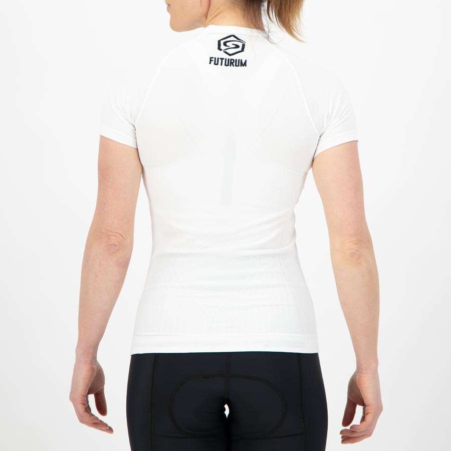 FUTURUM Recycled Ondershirt Korte mouwen Wit Dames 2-Pack