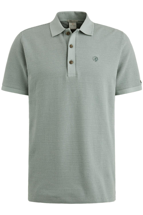 Cast Iron blauwe heren polo