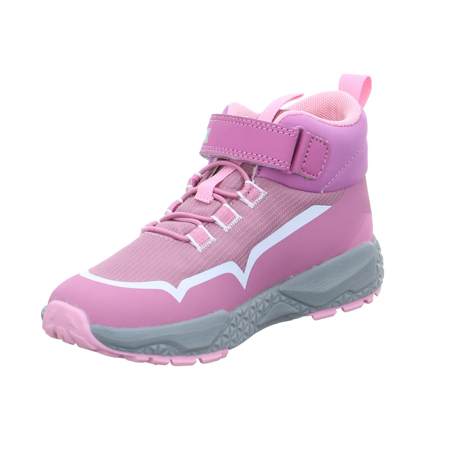 PRIMIGI Kleinkinder-Halbschuh Klett Rosa Textil  Sneaker Übergang