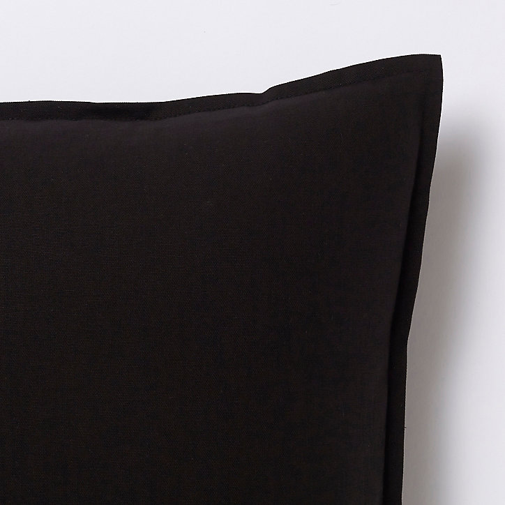 Coussin GoodHome Hiva noir 60 x 60 cm