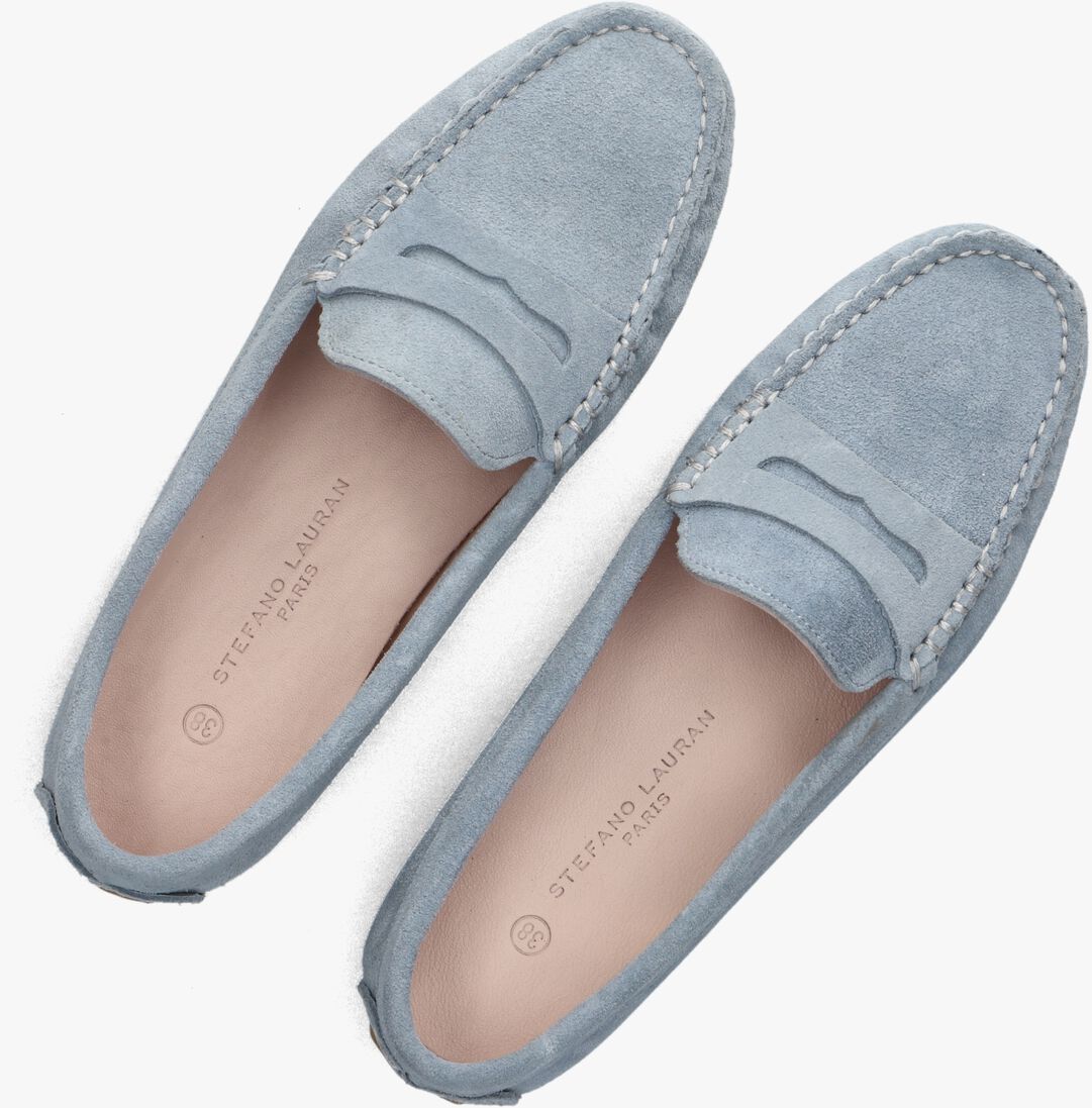 blauwe stefano lauran mocassins 11634