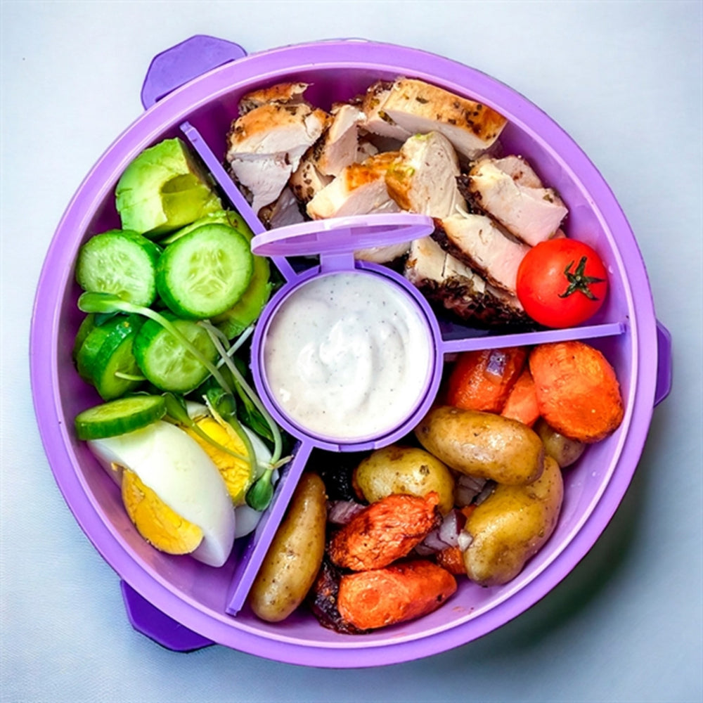 Køb Yumbox Poke Bowl Tangerine Orange