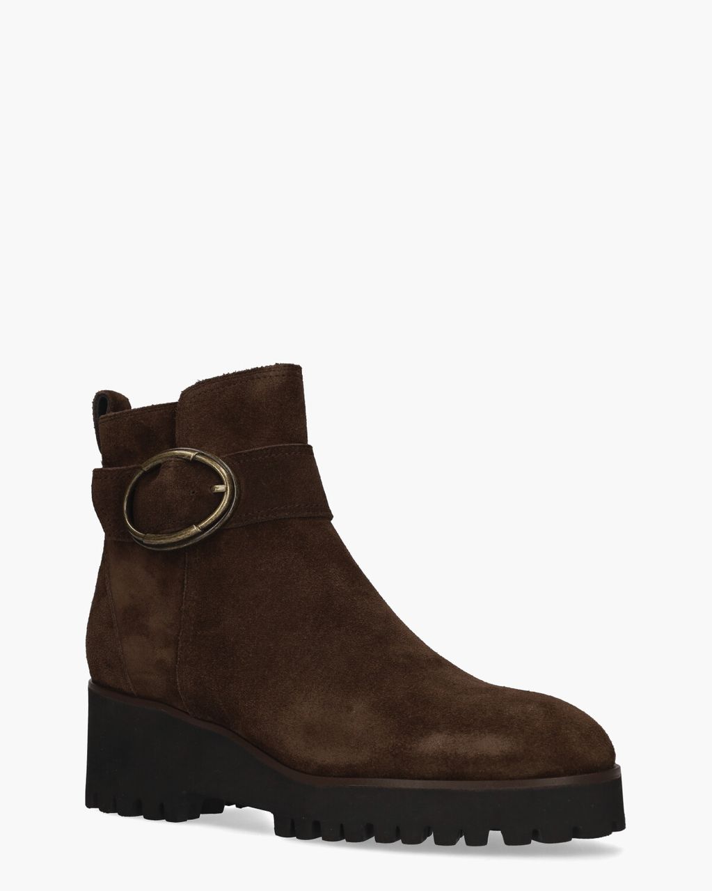 Di Lauro Palmyra Donkerbruin Dames Enkelboots