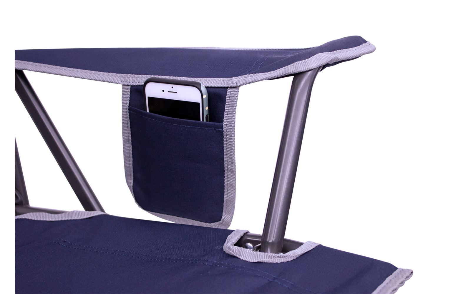 GCI Comfort Pro Rocker faltbarer Campingstuhl mit Schaukelfunktion Mercury Gray