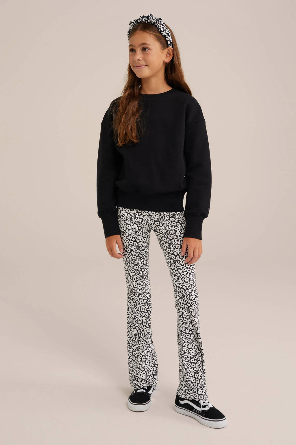 WE Fashion broek met all over print