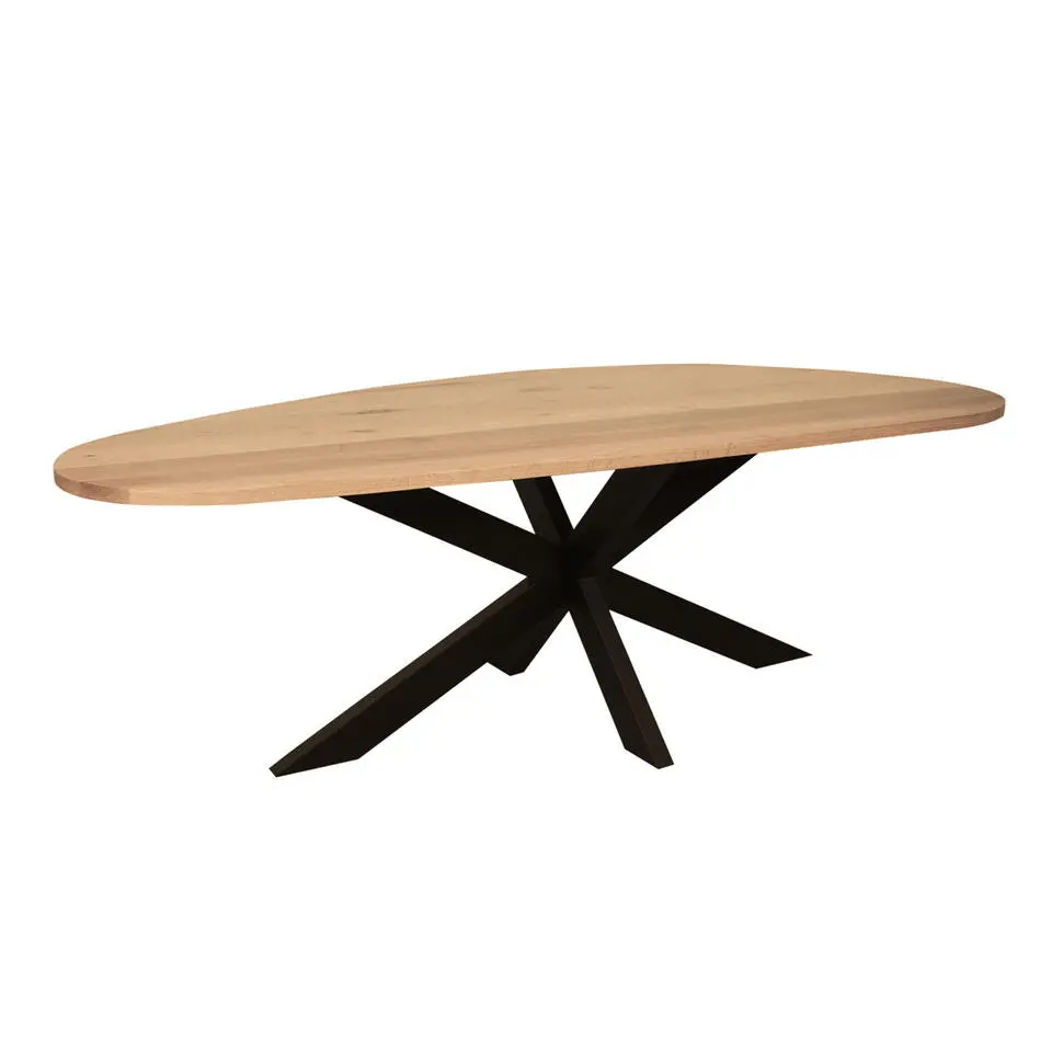 Eettafel Naturel Eikenhout - 280x130x76cm - Cloud
