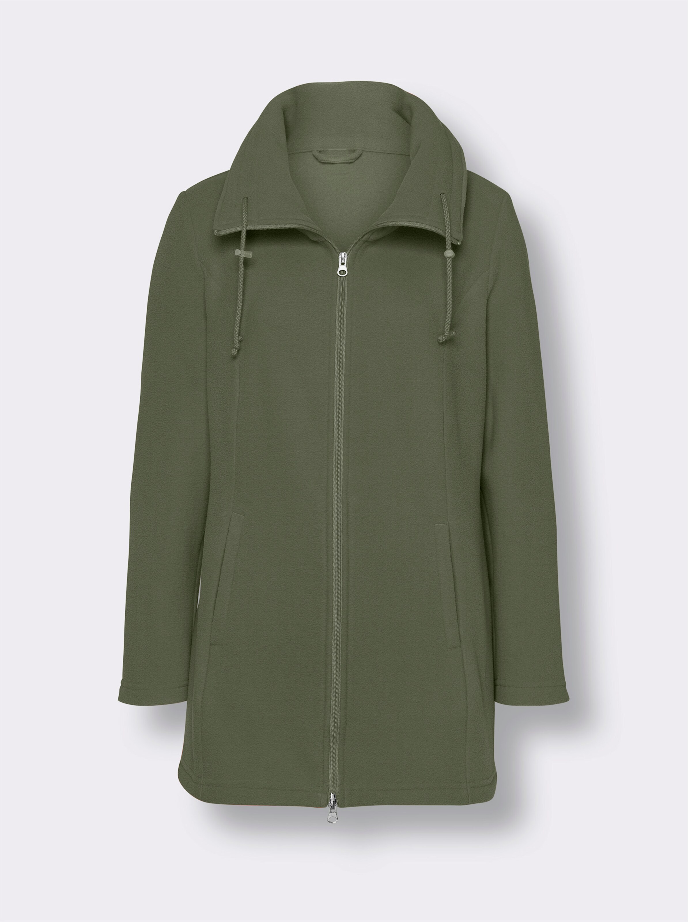 Fleecejacke mit 2-Wege-Reißverschluss