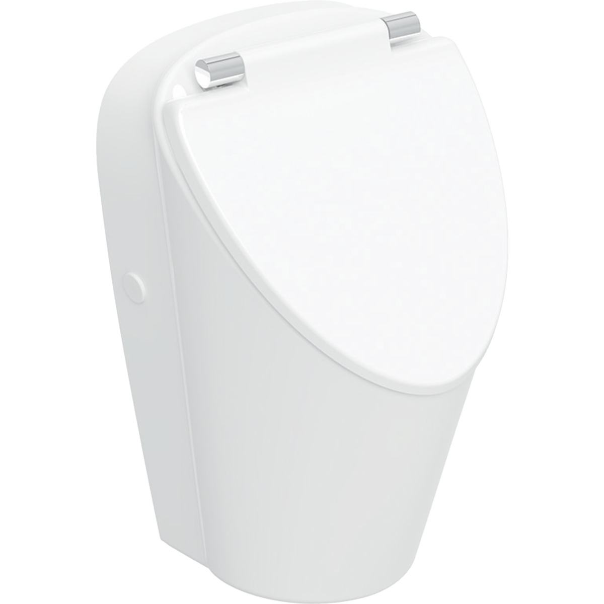 Geberit Renova S urinoir met deksel, Keratect en achterinlaat wit glans