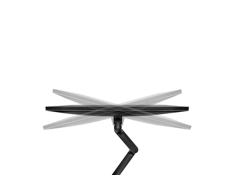 NEOMOUNTS Tischhalterung DS60-425BL1 bis 8 kg – Schwarz Full-Motion-Tischhalterung für 17-27