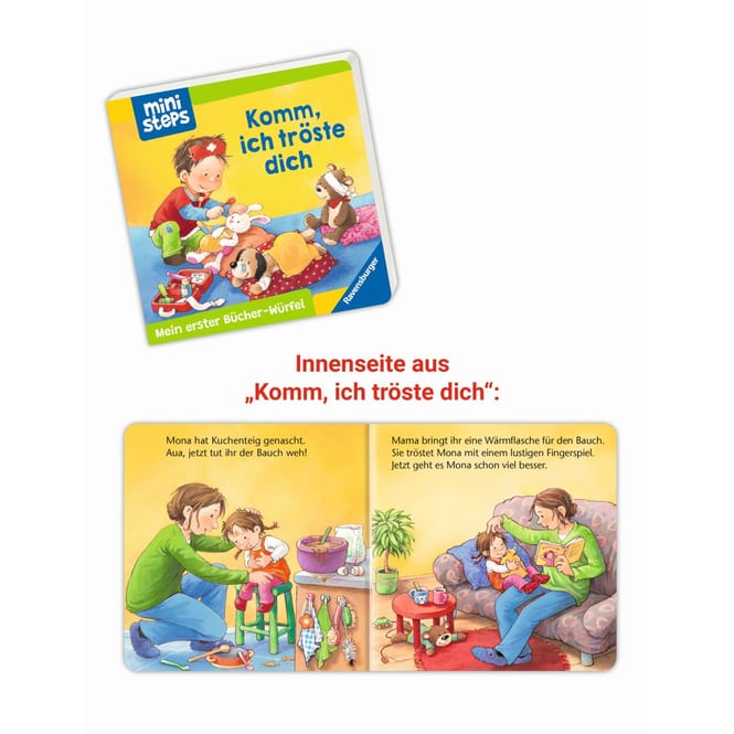 ministeps - Töpfchen, Schnuller, Gute Nacht - 6 Mini-Bücher im Set