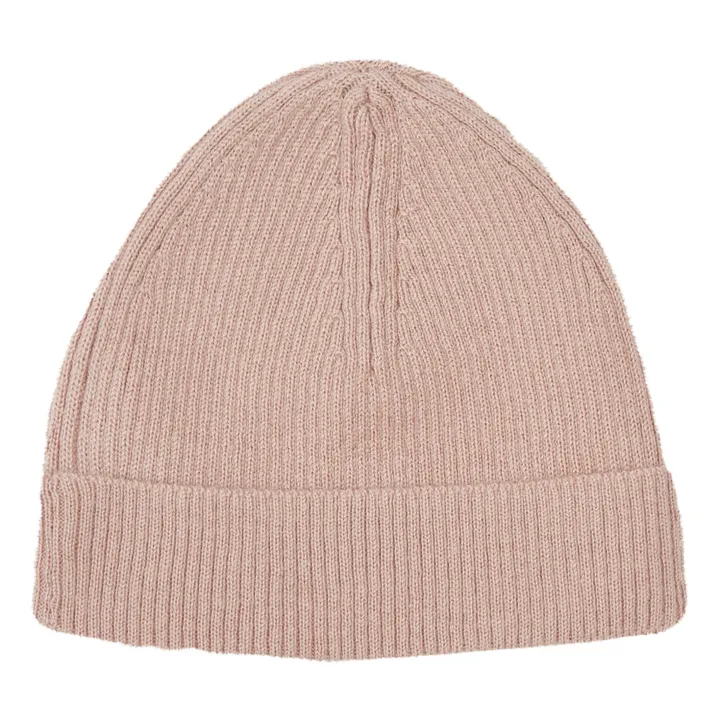 Bonton Bonnet Laine et Coton Minot | Rose
