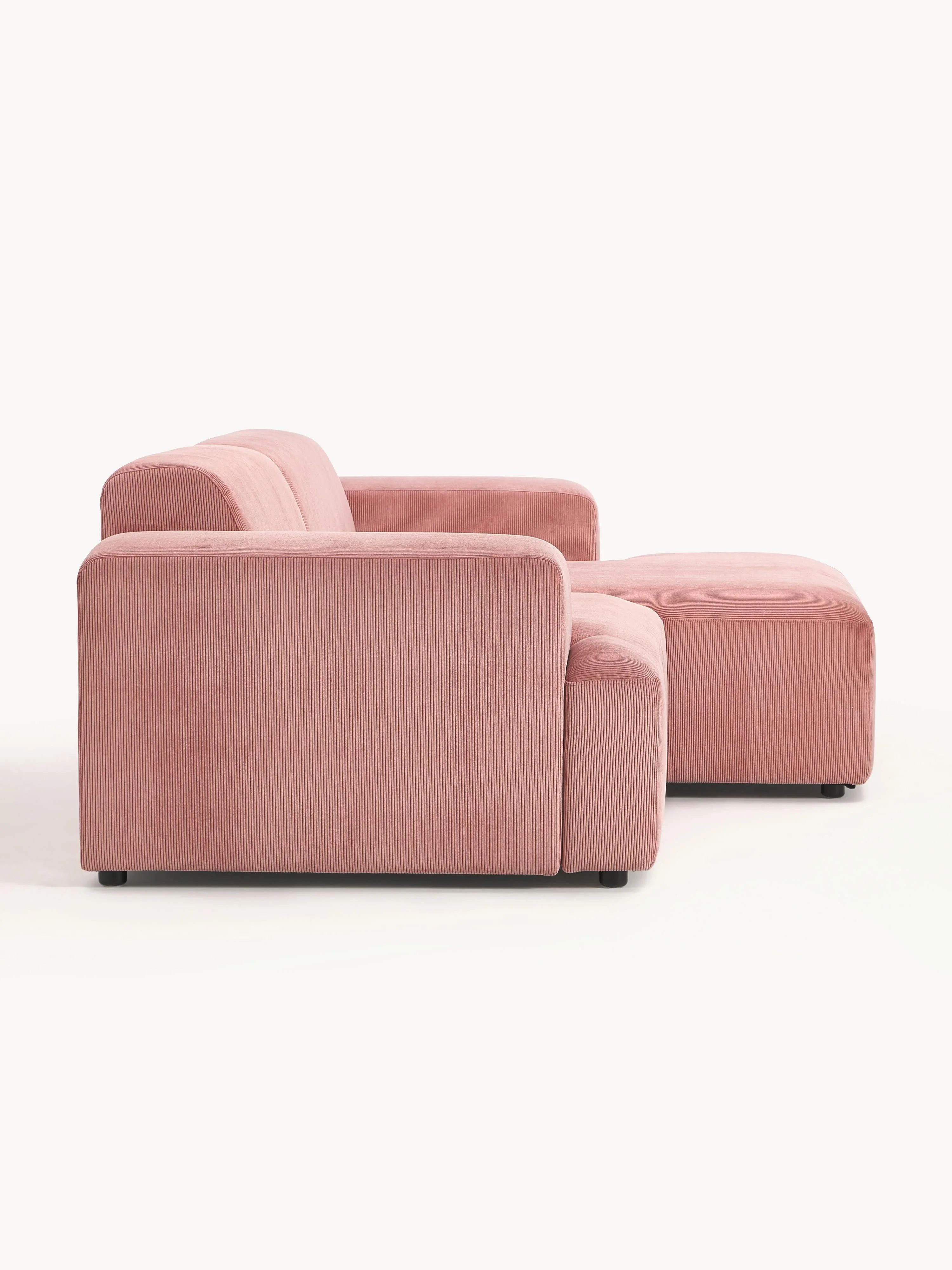 Corduroy hoekbank Melva (3-zits)