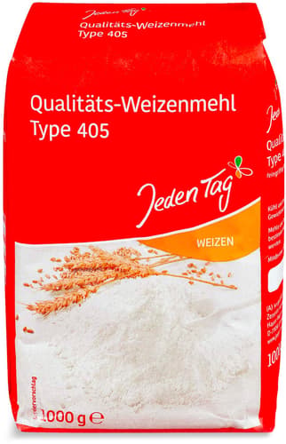Jeden Tag Weizenmehl Typ 405