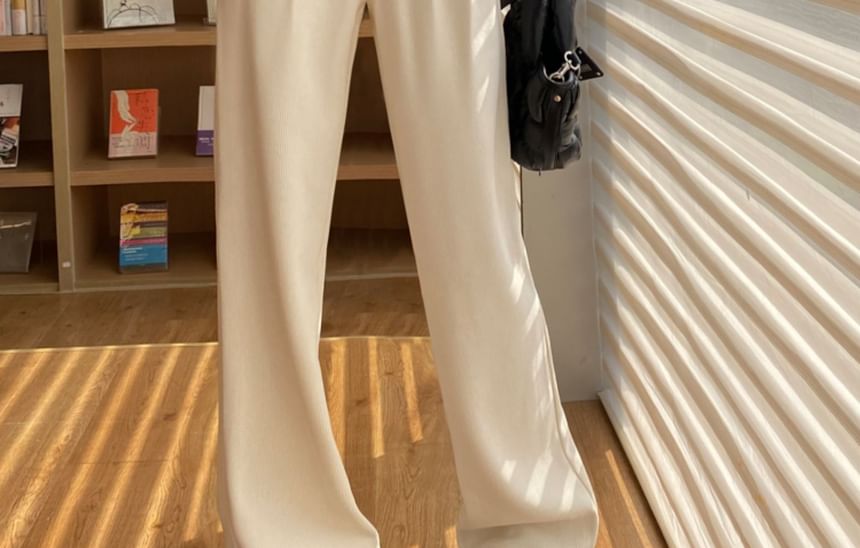 Fairy Essential - Hoge taille effen corduroy losse broek (verschillende ontwerpen)