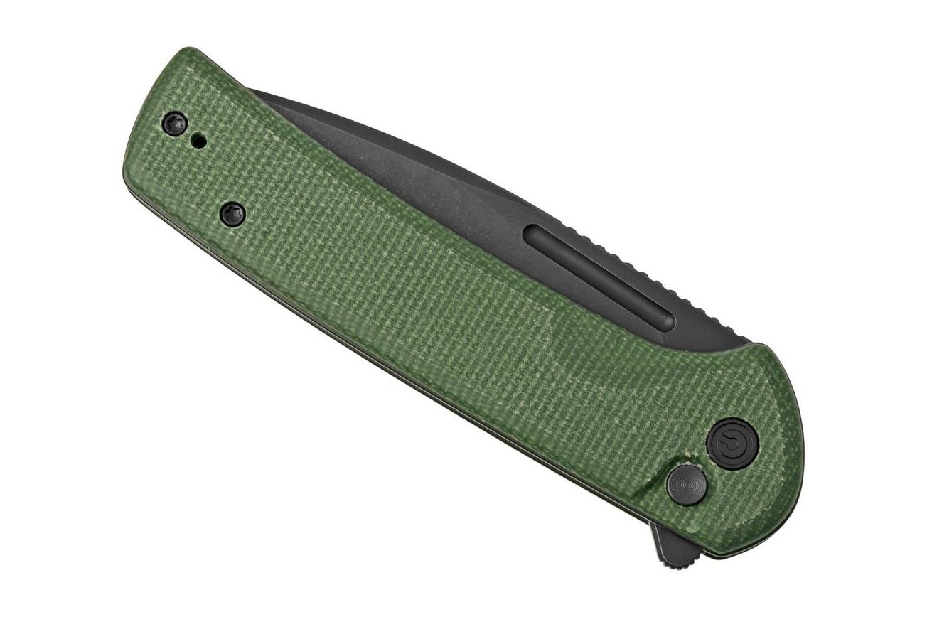 Civivi Conspirator C21006-2 Green Micarta, Blackwashed zakmes