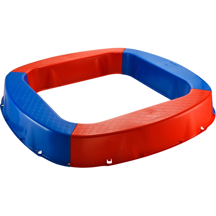 Twipsolino Sandkasten ohne Abdeckplane outdoor rot  blau