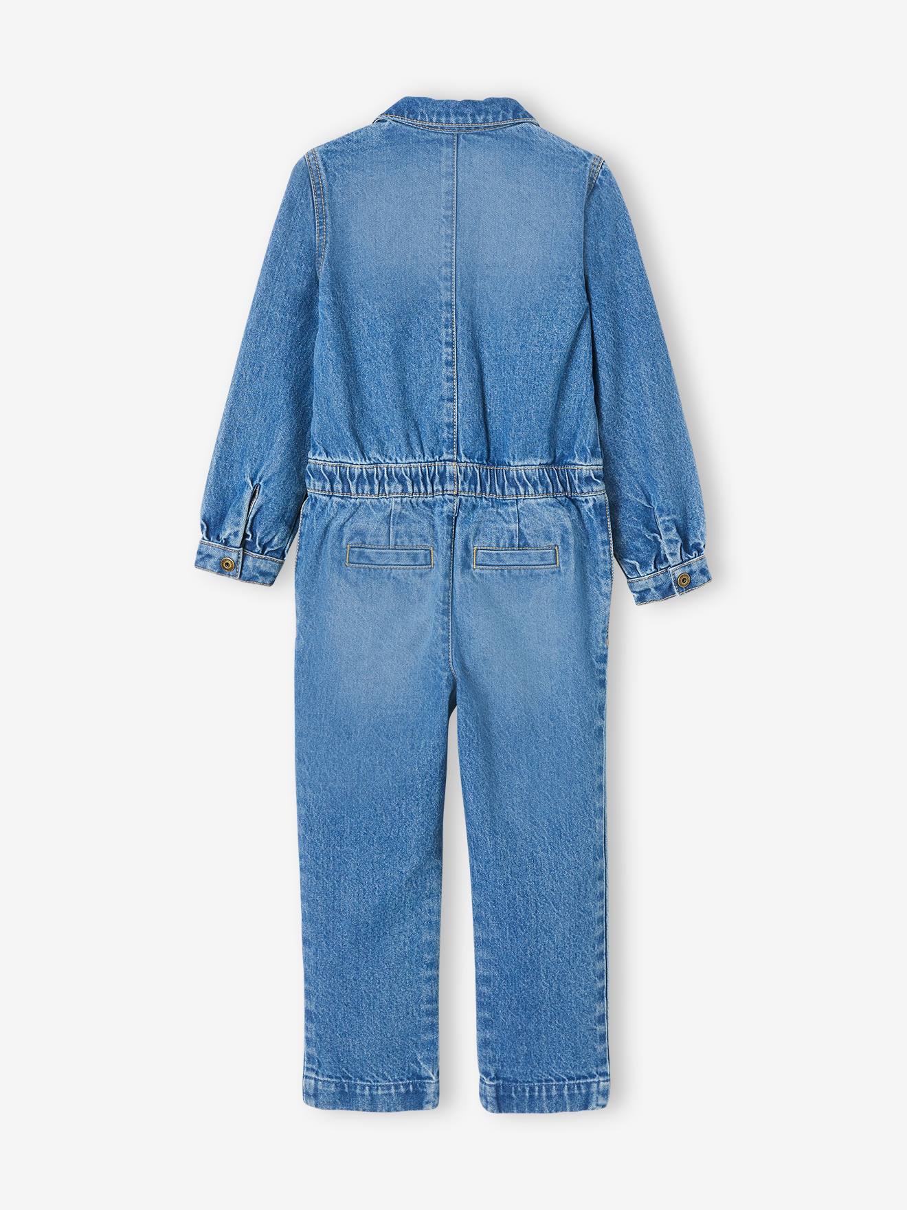 Macacão jeans, estilo 