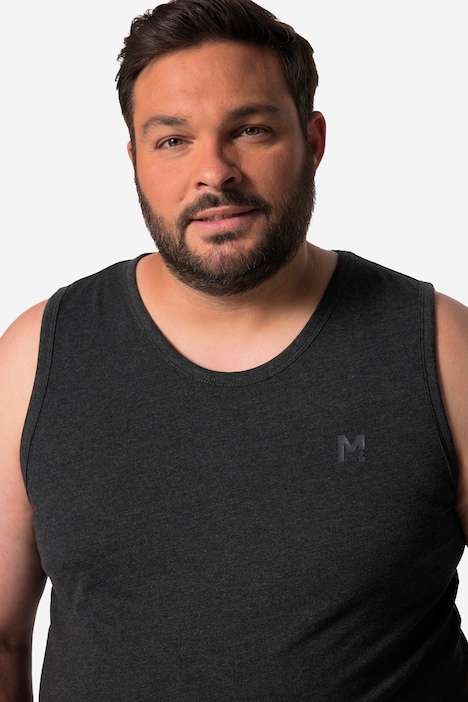 Men+ Tanktop, Basic, 2er-Pack, Rundhals, bis 8 XL