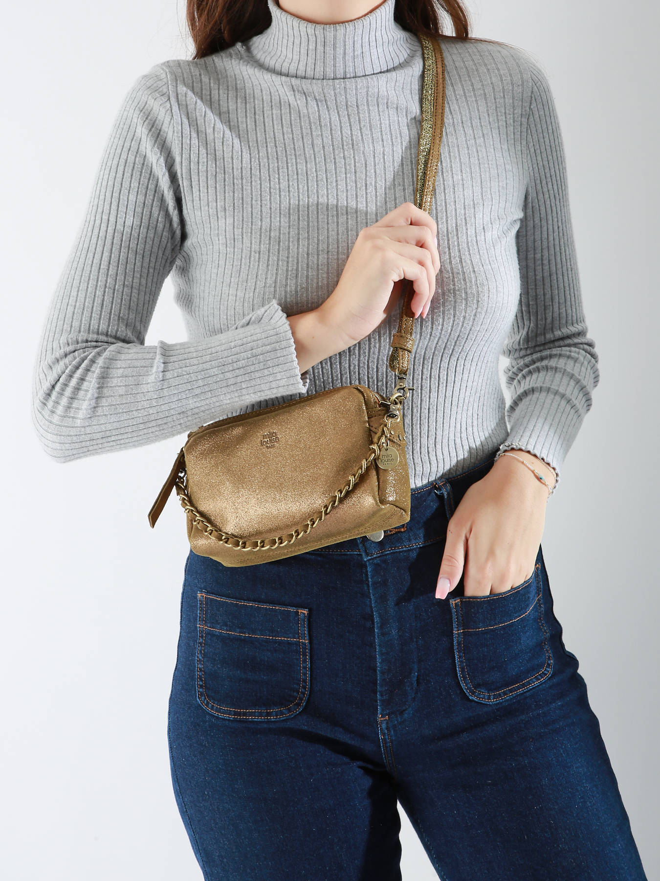 Sac Mama XS cuir MILA LOUISE
