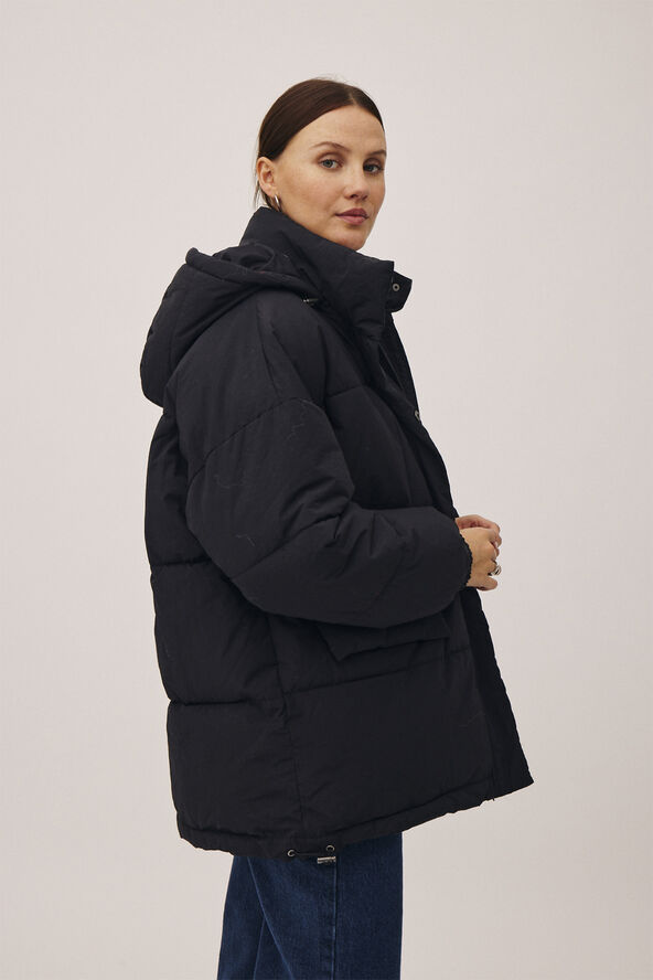 Magasin du Nord Collection Enya 2 GRS Water Repellent Puffer Jacket Black