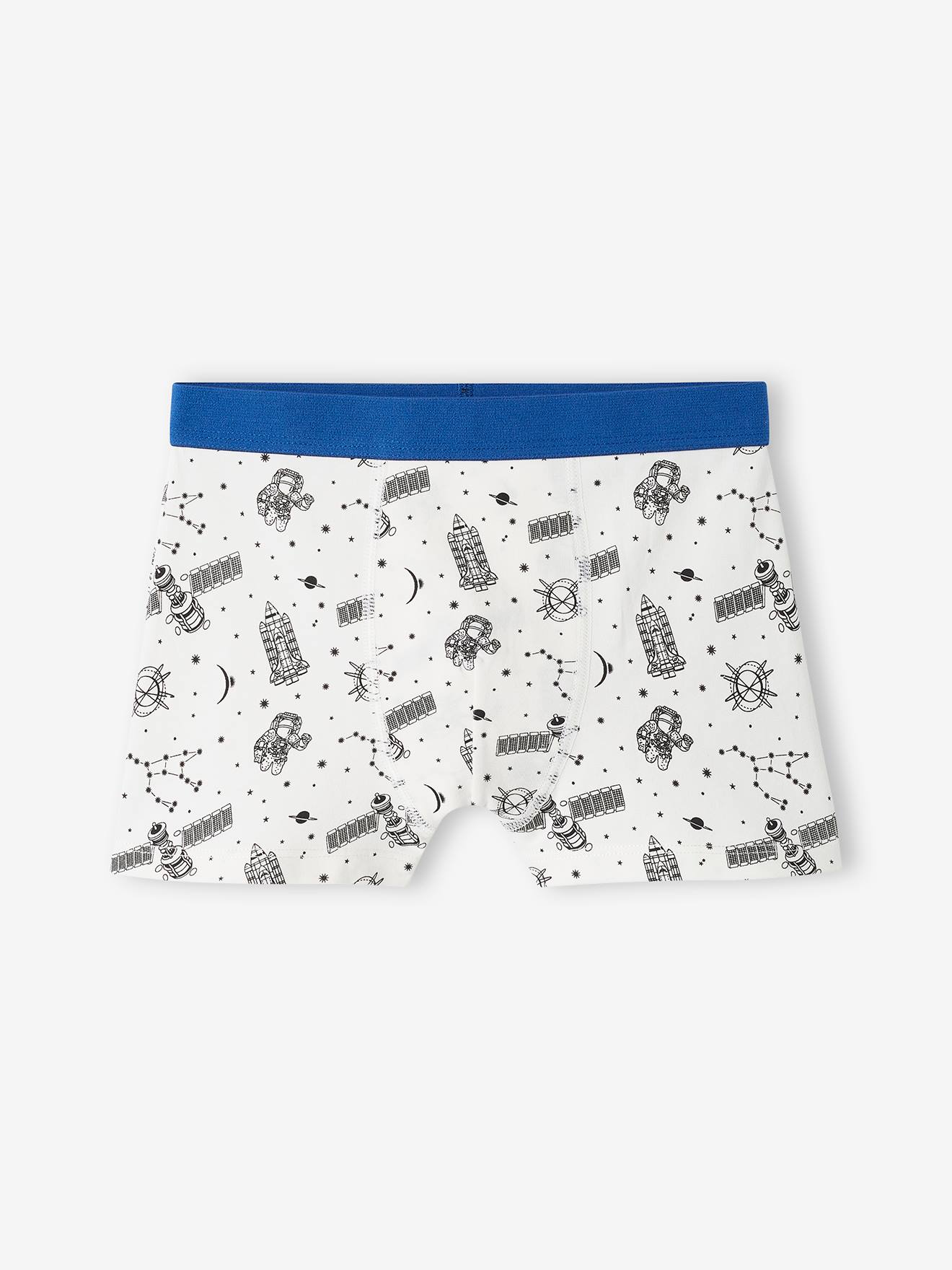 Pacote com 5 cuecas boxer elásticas 