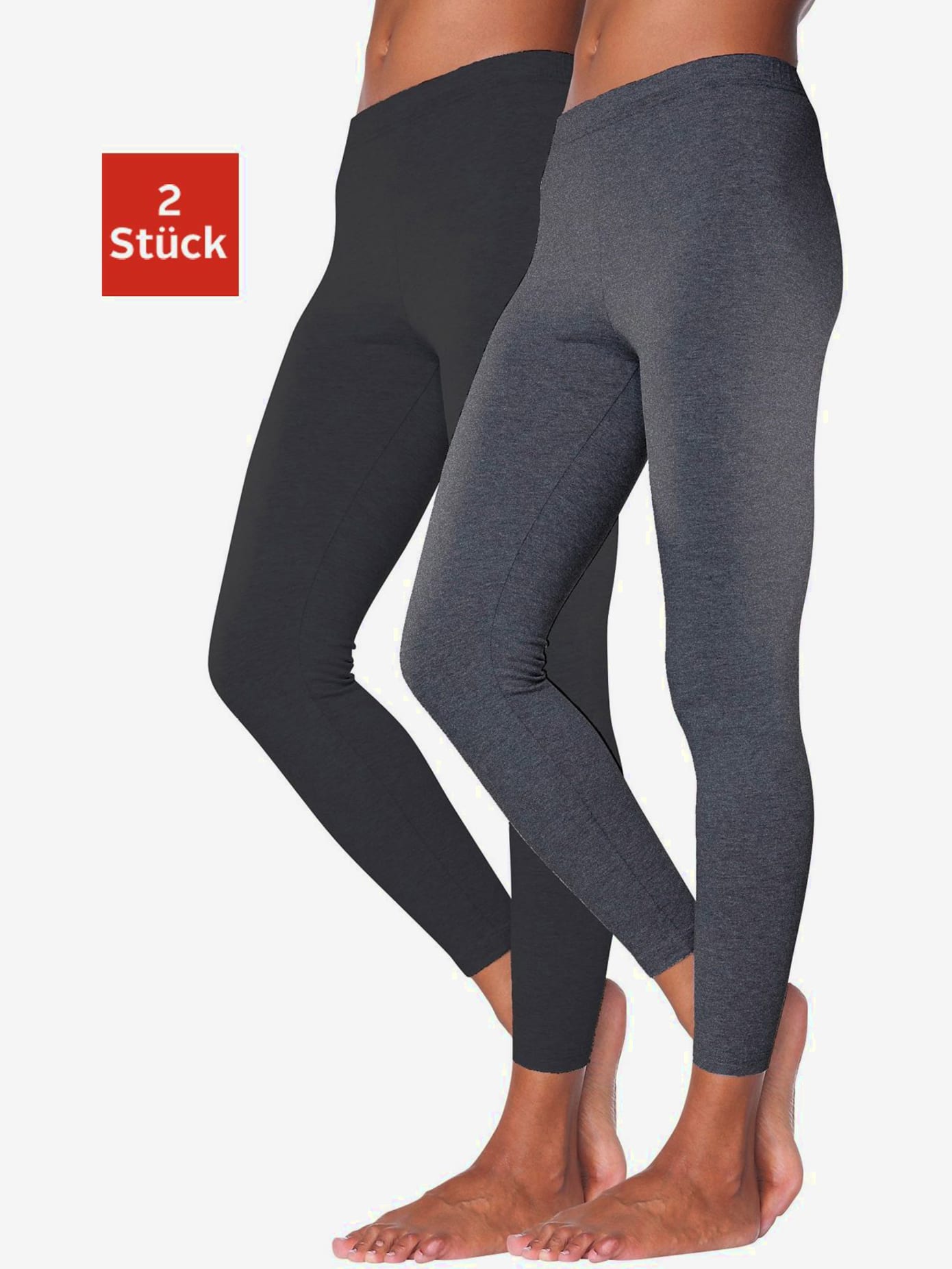 Lot de 2 leggings basiques