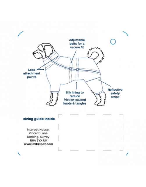 Mikki Doodle Coat Zwart - Hondenjas