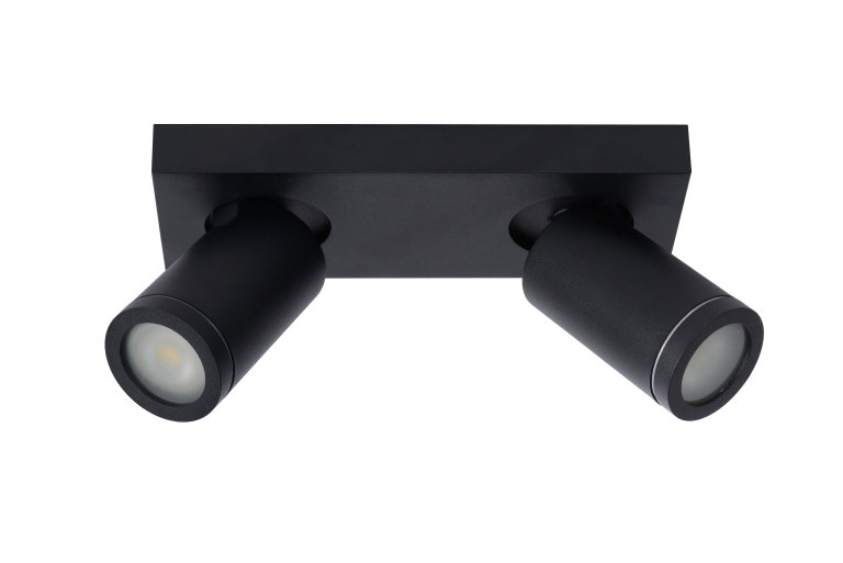 Lucide Taylor 2 spot badkamer IP44 zwart