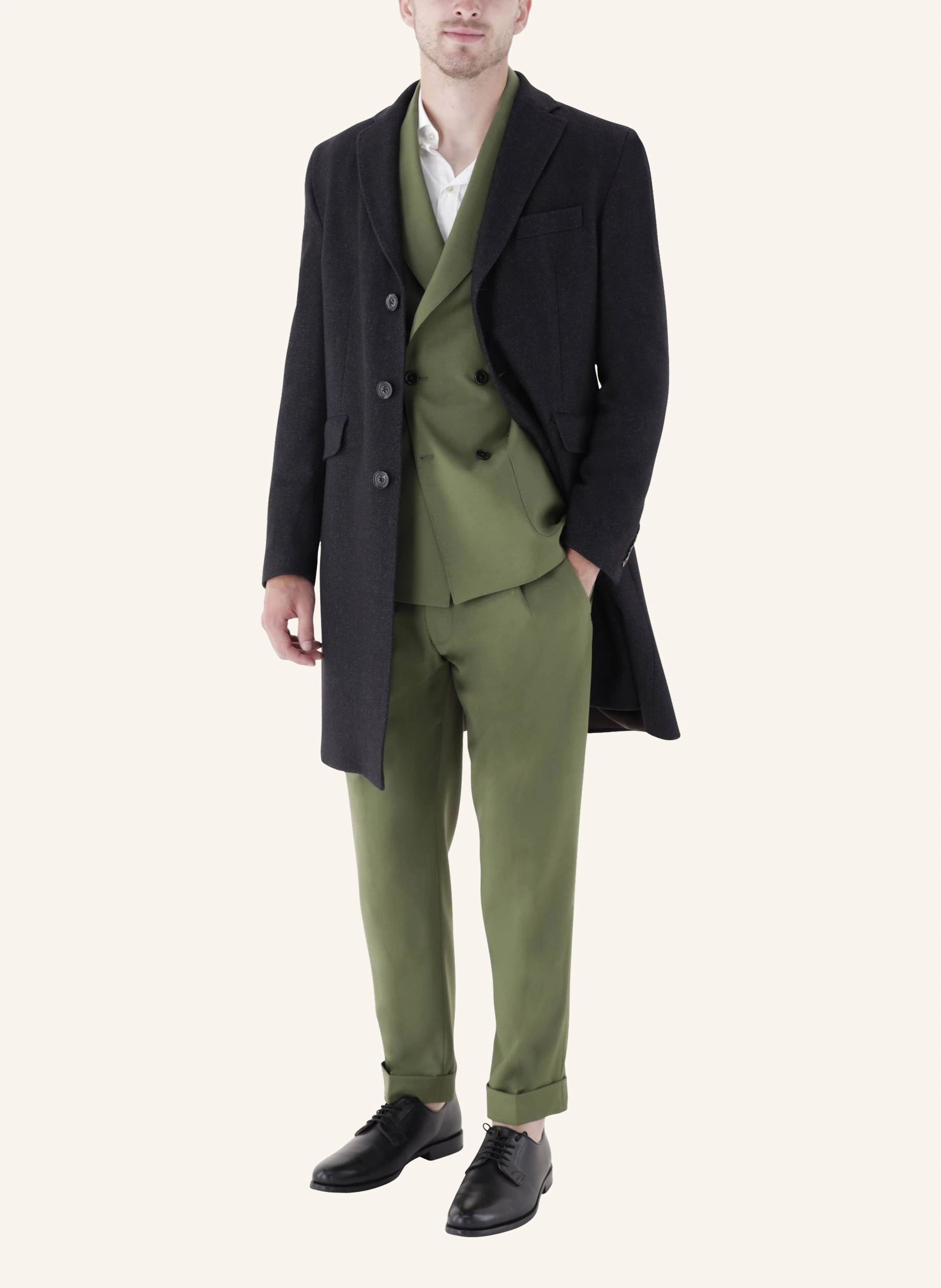 CG - CLUB of GENTS Mantel CG Minor BV Slim Fit