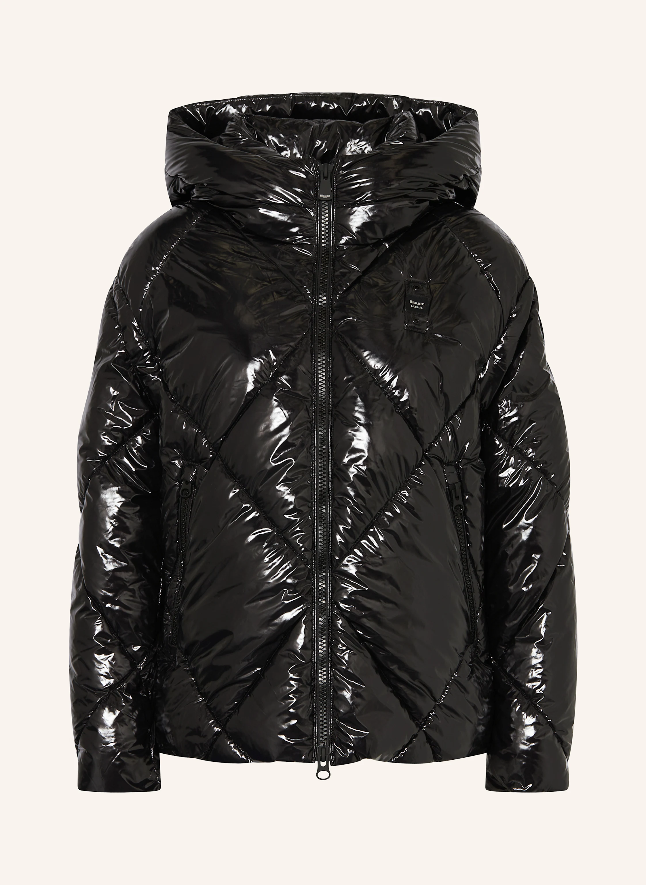 Blauer Steppjacke mit DUPONT™ SORONA®-Isolierung