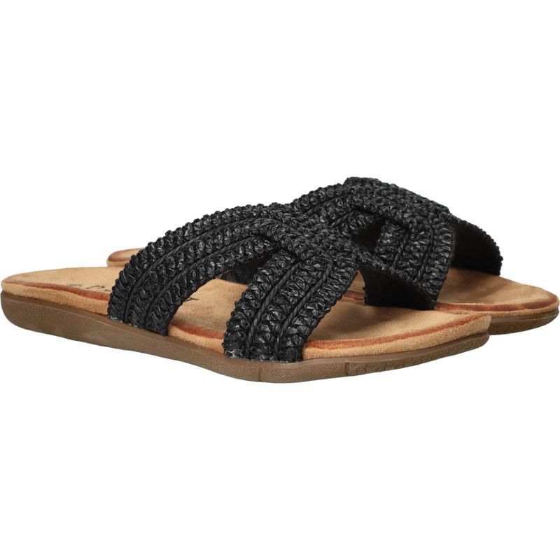 DSTRCT Slippers Zwart Dames