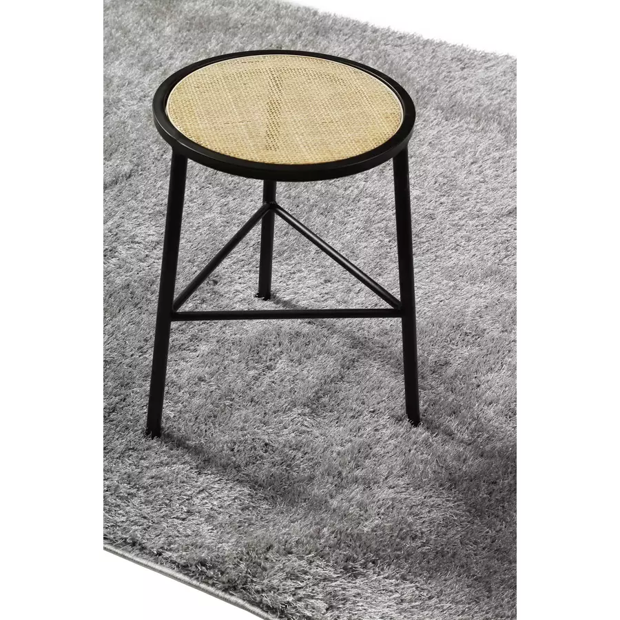 Wecon home basics Hochflorteppich Fanny hellgrau