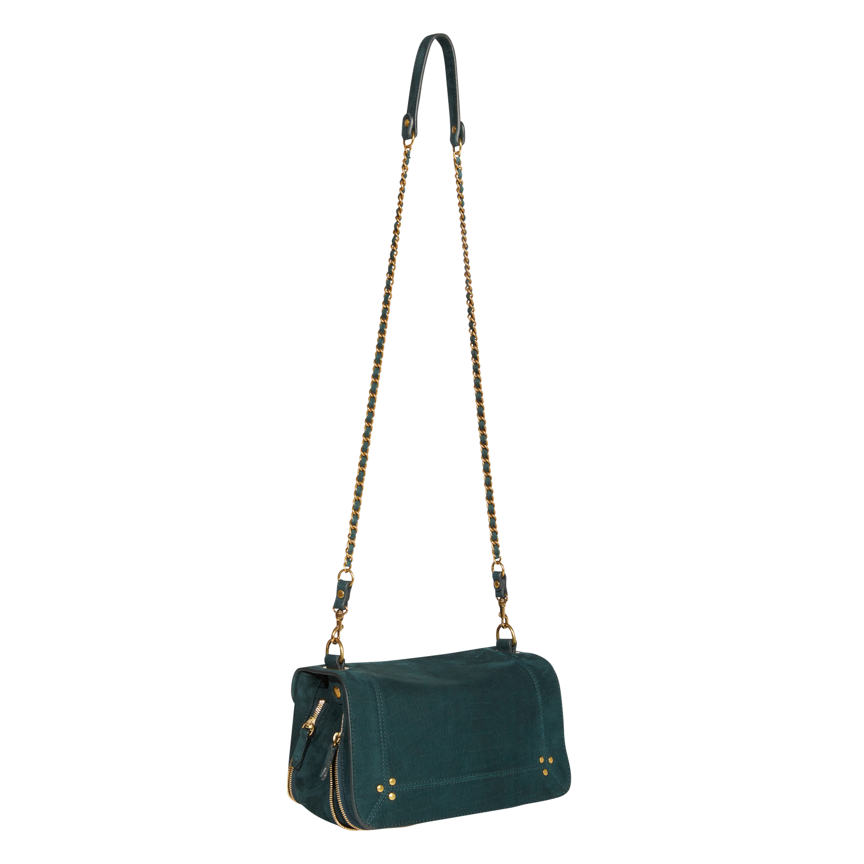 BOBI - Sac bandoulière en cuir | Vert