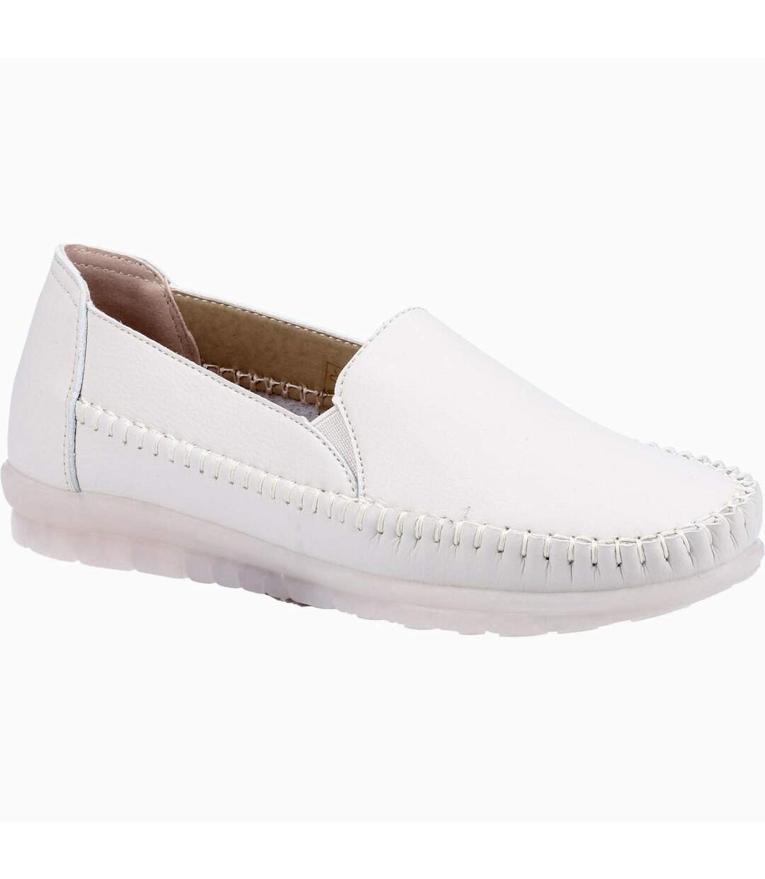 Fleet & Foster - Mocassins SHIRLEY - Femme (Blanc) - UTFS7818