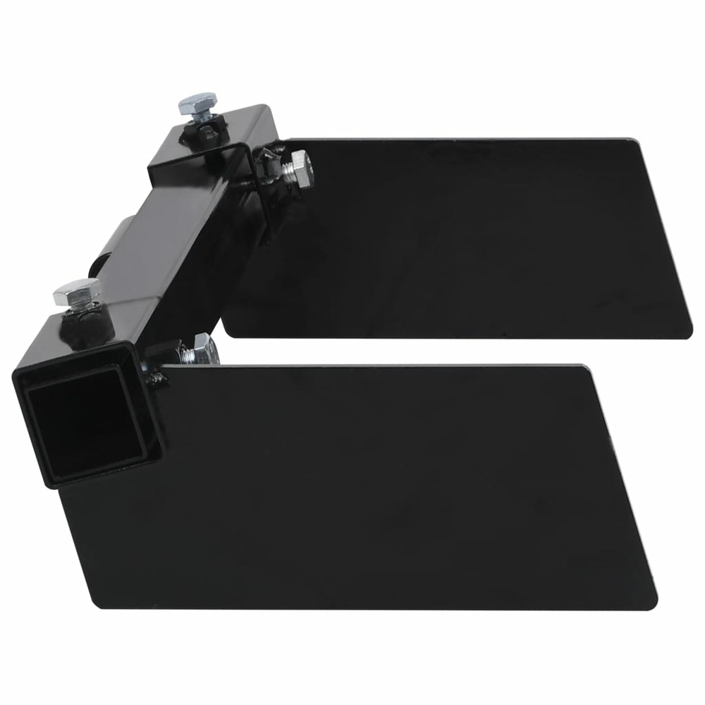 Adaptateur de chasse-neige pour tondeuse à gazon noir