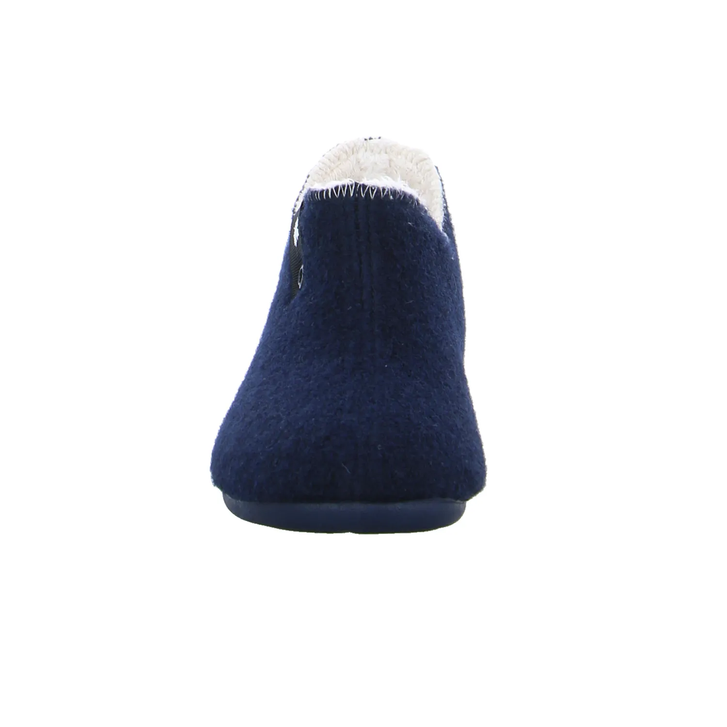 VAN DER LAAN Hausschuh Blau Textil
