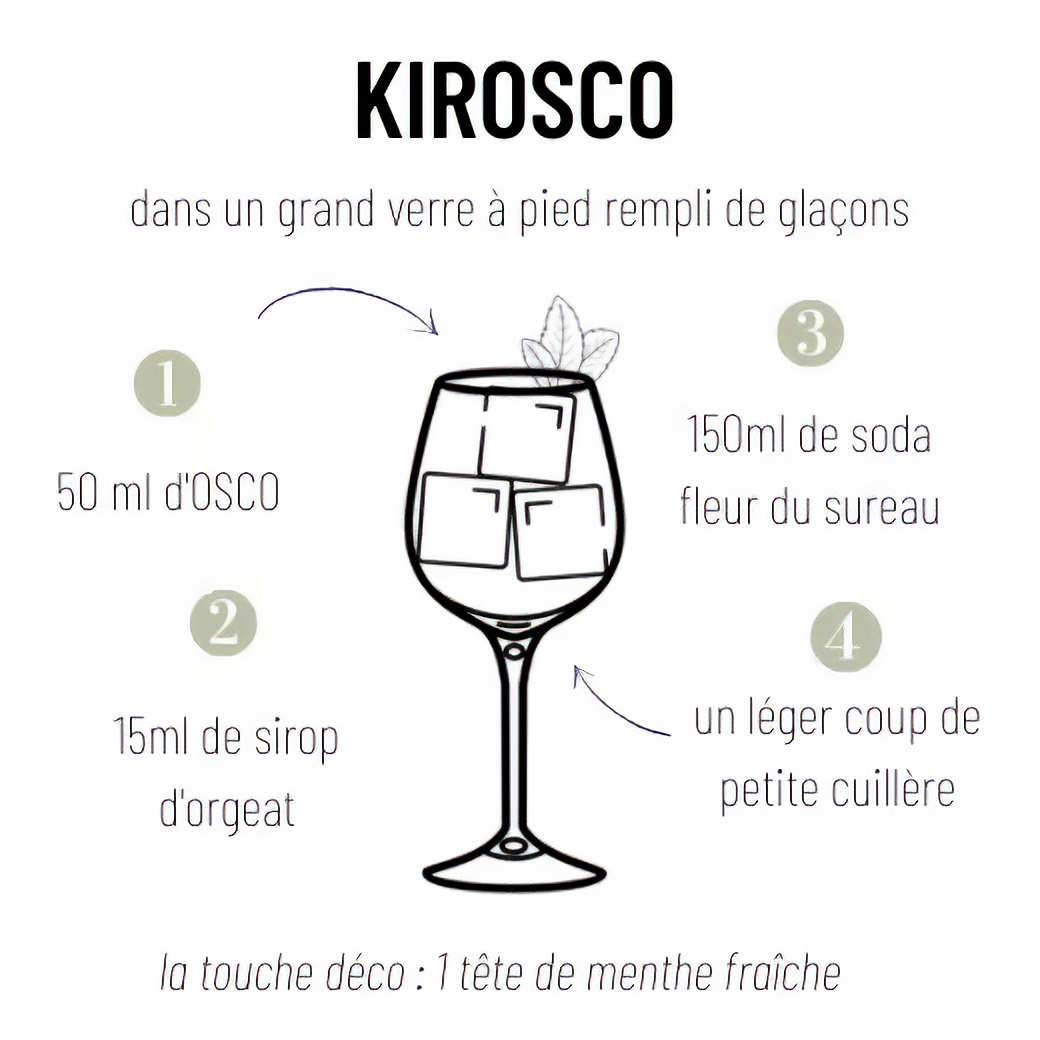 Osco L'Original - Base pour cocktails sans alcool bio