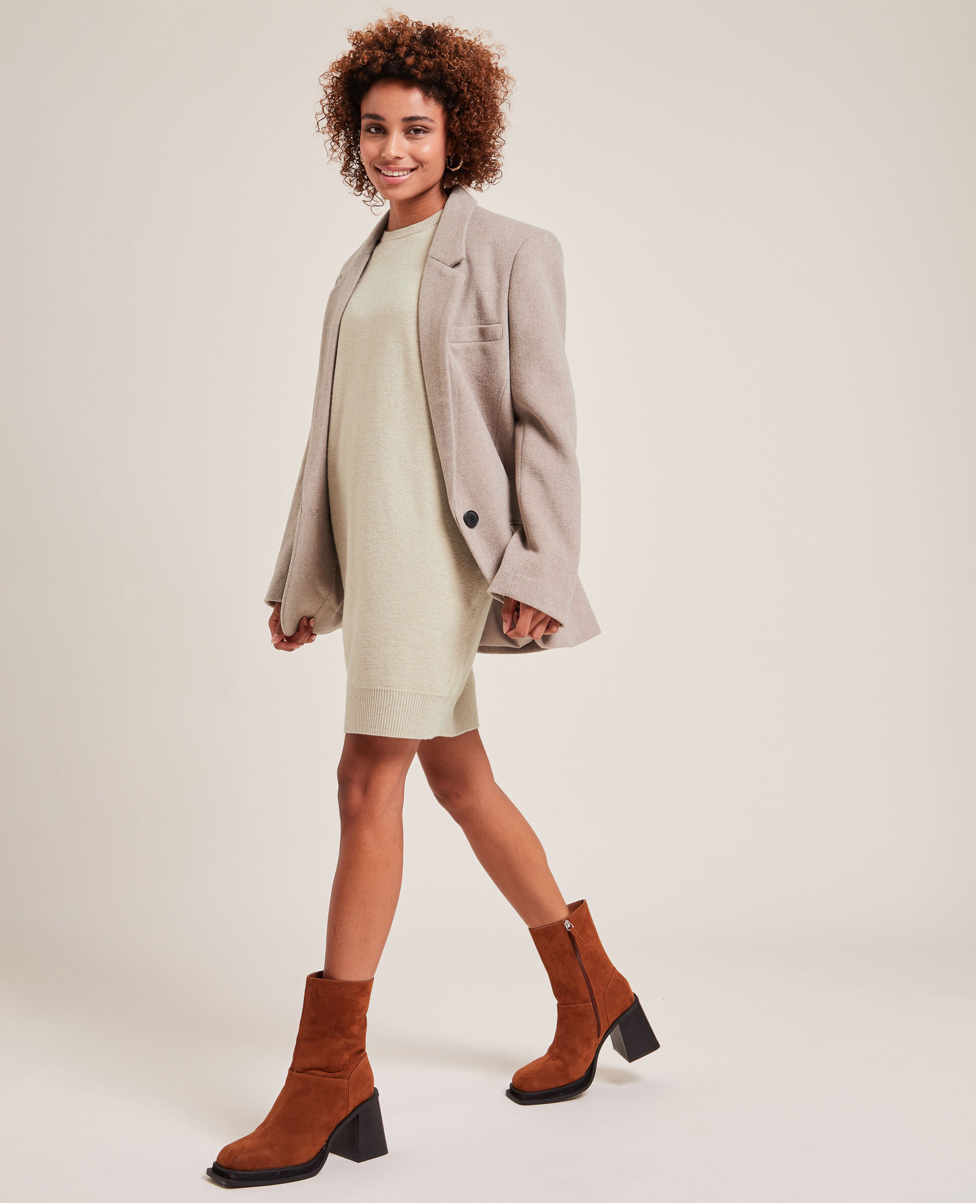 Robe pull - Taupe