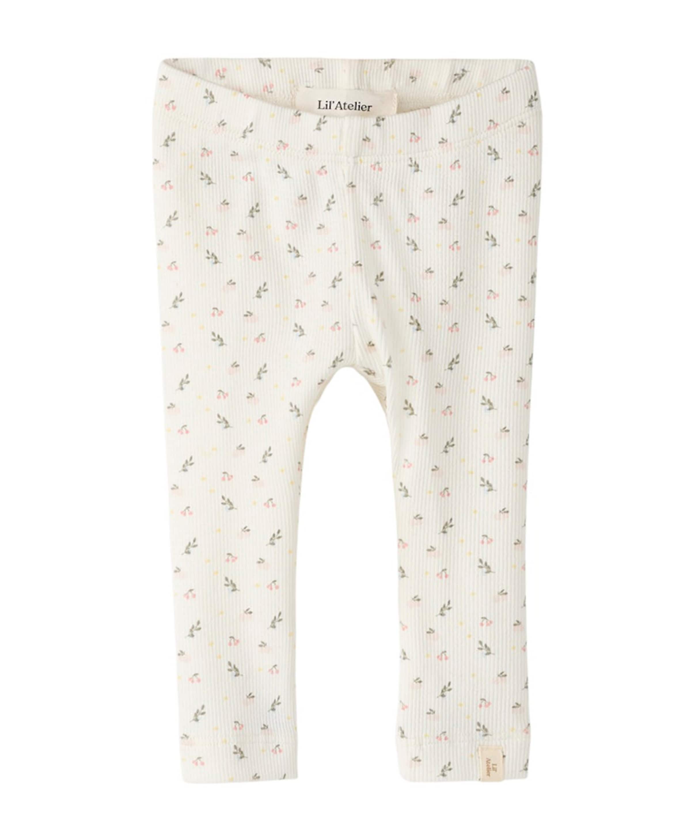 Lil' Atelier NBFGAGO SLIM LEGGING LIL meisjes broek ecru