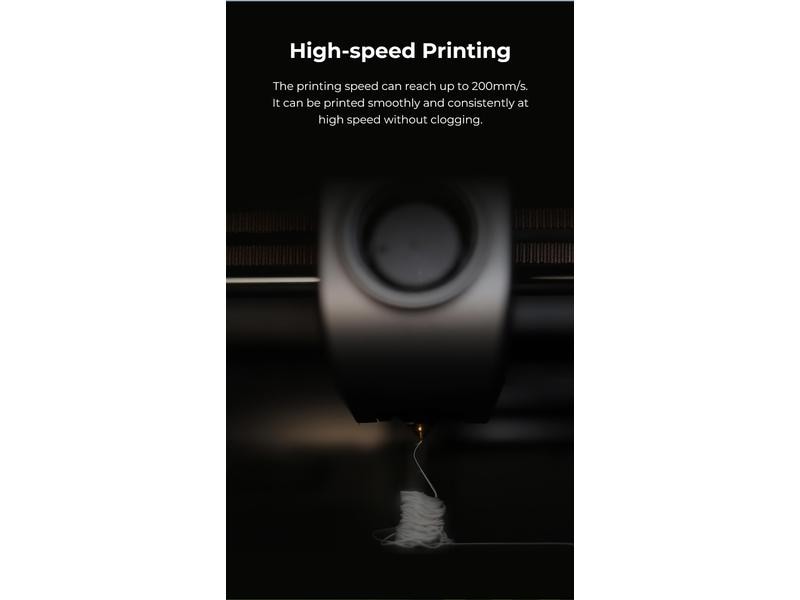 Creality Filament HP ASA,  Schwarz 1.75 mm 1 kg Hochwertiges 1.75 mm HP ASA Filament für 3D Drucker