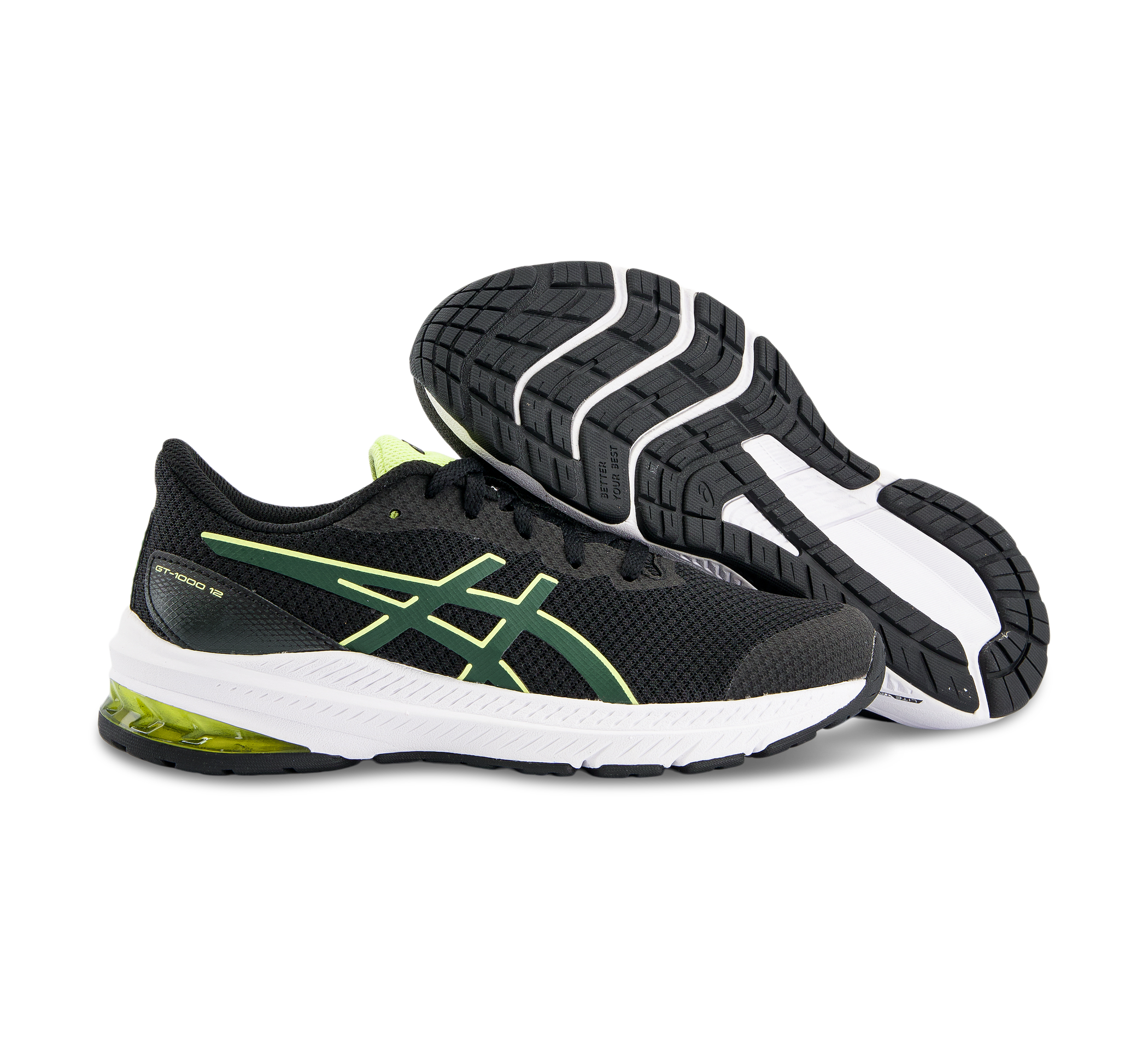 Asics GT-1000 12 GS schwarz