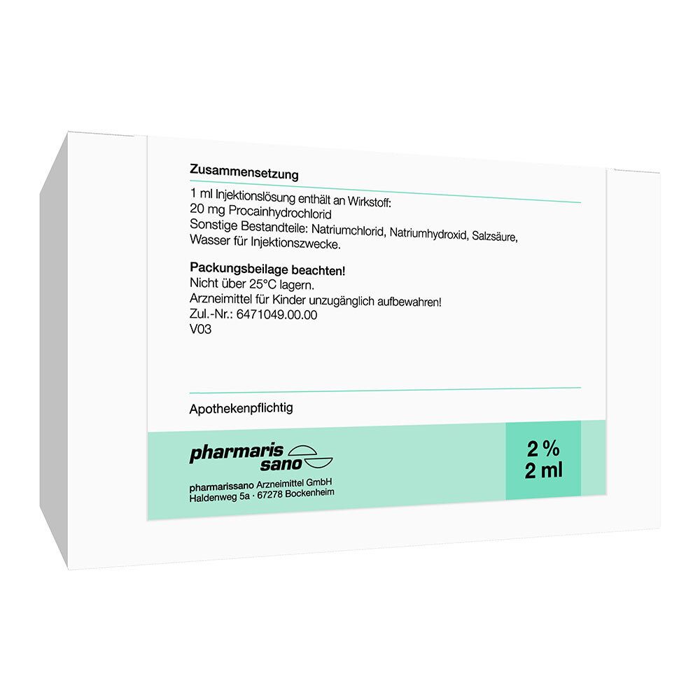 Procain pharmarissano 2 %