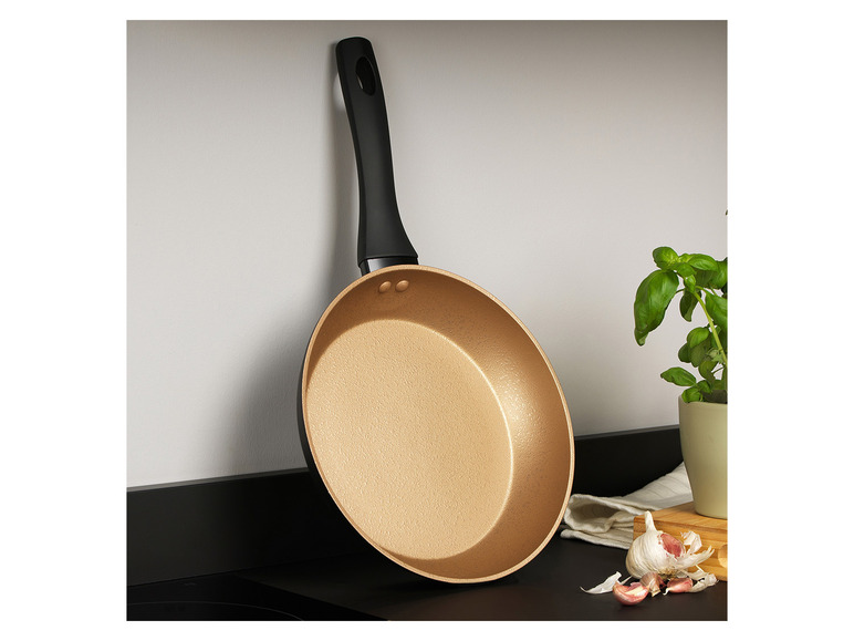 Aluminium braadpan Opulence collectie zwart/goud