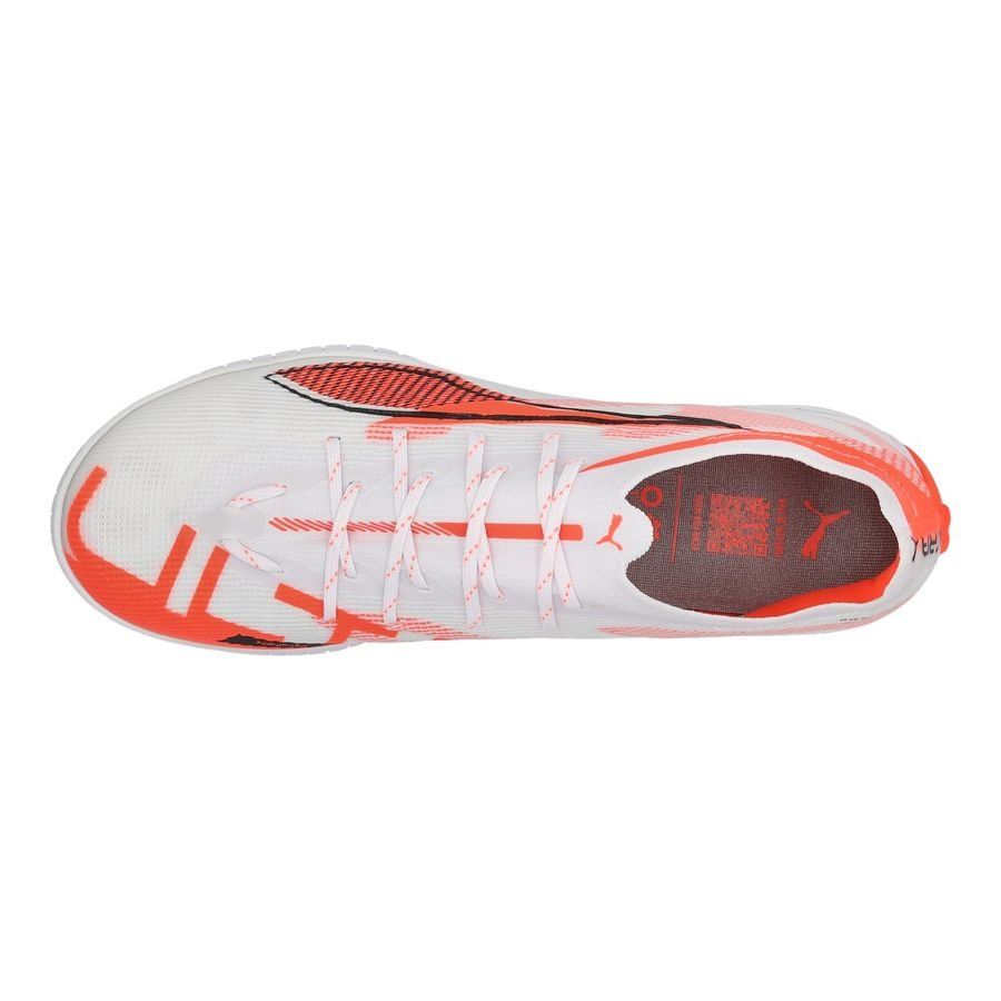 PUMA Ultra 5 Pro Cage TT Unlimited - Blanc/Noir/Glowing Red